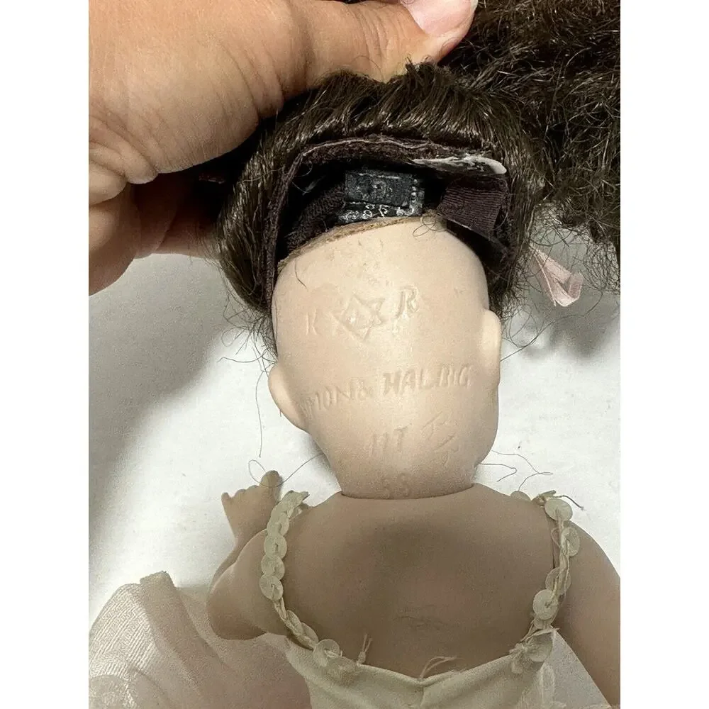Gorgeous Simon & Halbig Ballerina doll K R 117 58 Brown Hair porcelain body READ